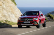 Mercedes GLC Coupe 2019 press - on the road nose