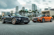 Bentley Continental GT and GTC press hero front