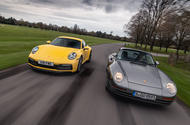 Porsche 992 911 vs. Porsche 959 - front