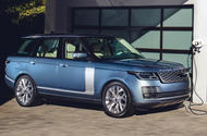 Range Rover P400e charging - side