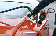 Bentley Continental GT filling up 