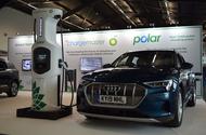 Audi E-tron charging with BP Chargemaster