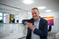 Volkswagen boss Herbert Diess talks to Autocar