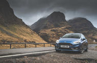 Ford Fiesta ST on Scottish B-road