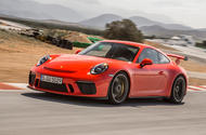 Porsche 911 GT3 on track - front