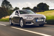 Audi A4 35 TFSI 2019 UK first drive review - tracking front