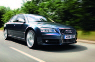 2006 Audi S8 driving - front