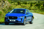 Jaguar I-Pace driving - front