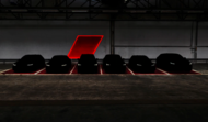 Audi darkened image showing six RS models