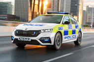 Skoda Octavia vRS police car