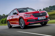 1 Skoda Kamiq Monte Carlo 2021 UK first drive hero front