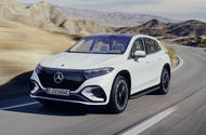 Mercedes EQS SUV front dynamic