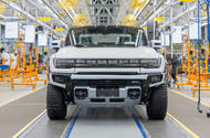 GMC Hummer EV factory front static 2022