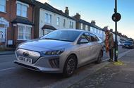 Hyundai Ioniq charging