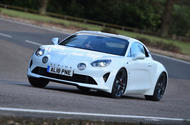 Alpine A110 front quarter tracking 2021