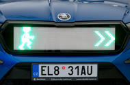 Skoda crossing LED grille trial green move