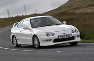 Honda Integra Type R front three quarter road