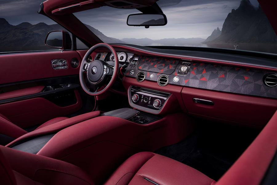 Rolls-Royce Drop Tail La Rose Noir interior