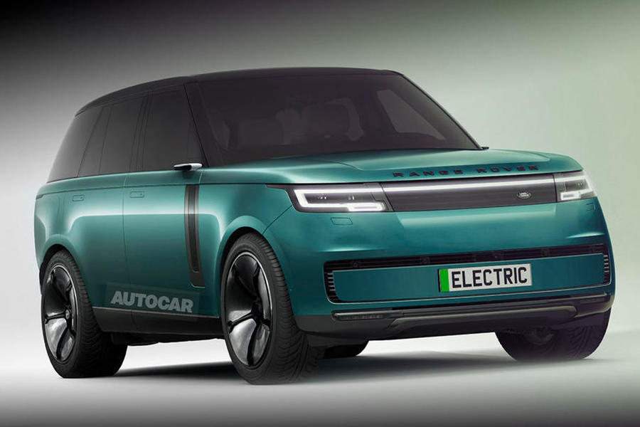 Range Rover EV render front