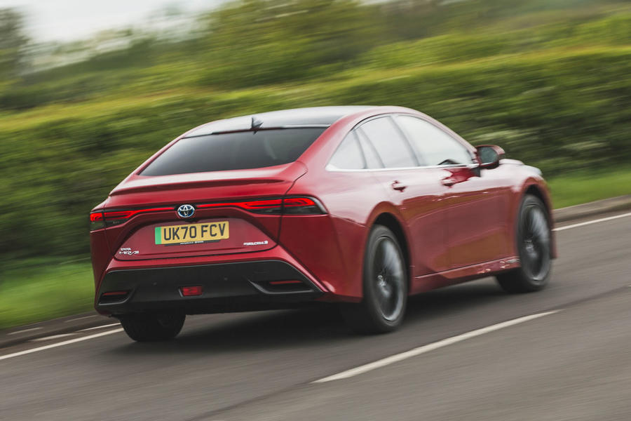 Toyota Mirai rear quarter tracking