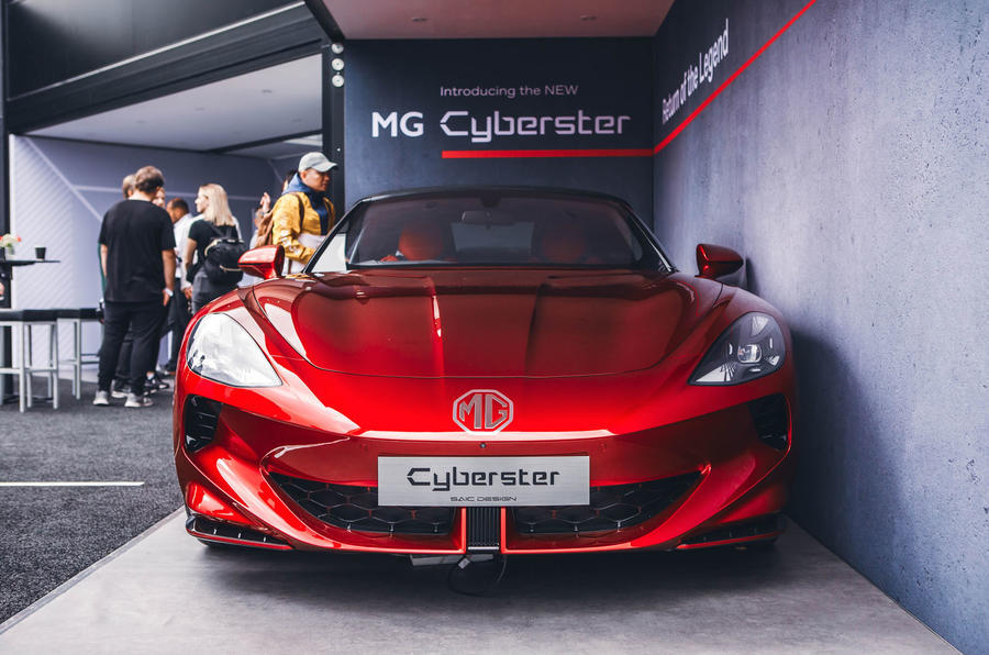 MG Cyberster at Goodwood Festival of Speed 2023 – front