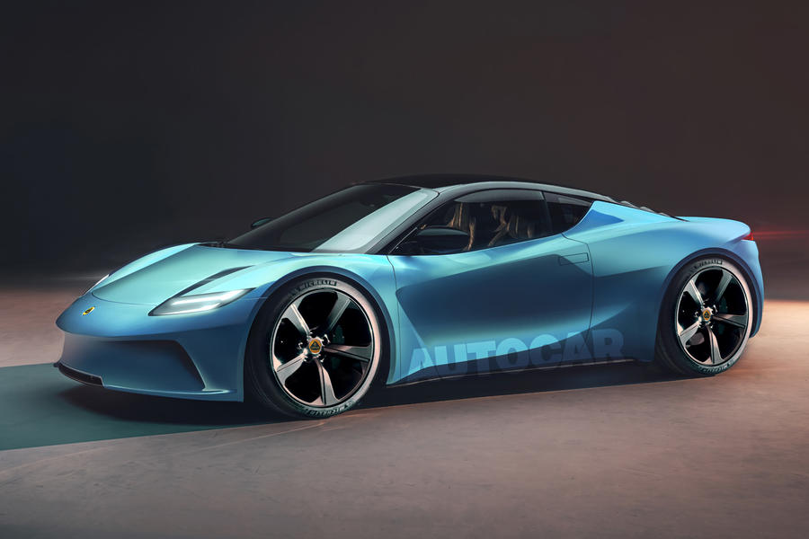 Lotus Type 135 render by Autocar