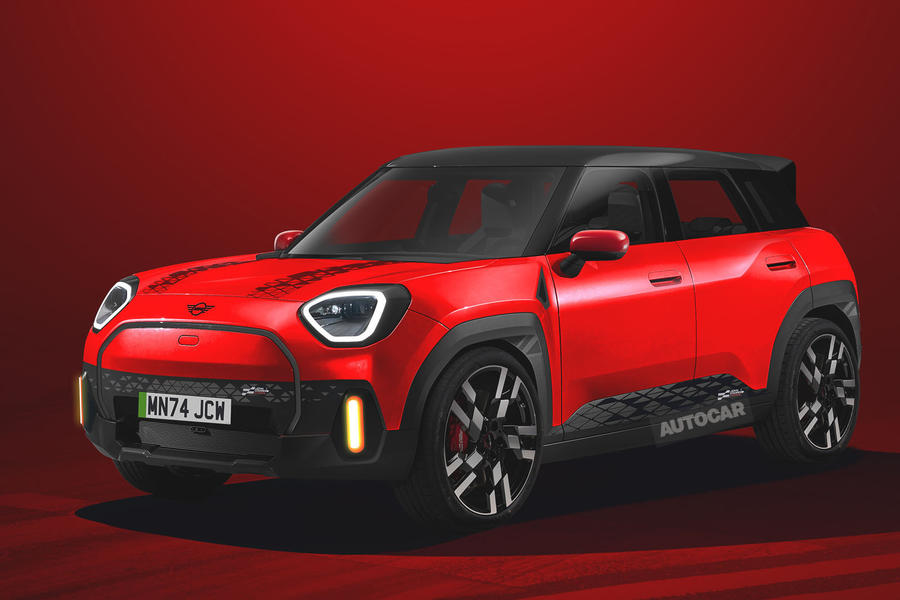 Mini Aceman JCW render front