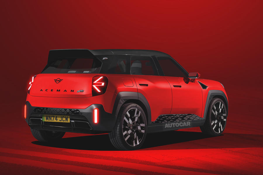 Mini Aceman JCW render rear