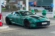 Aston Martin DBS successor camo front