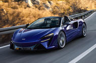 McLaren Artura Spider front three quarter lead