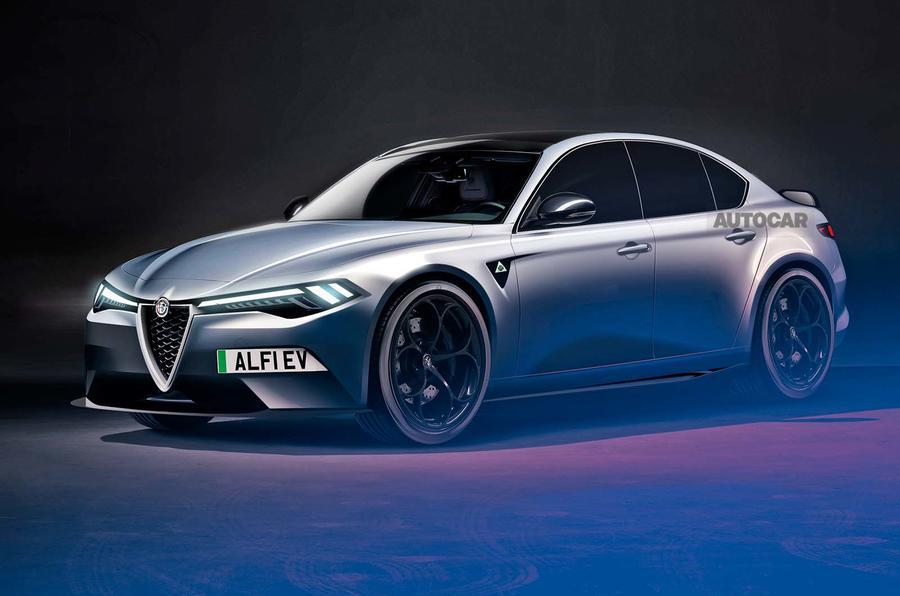 Alfa Romeo Giulia render – Autocar