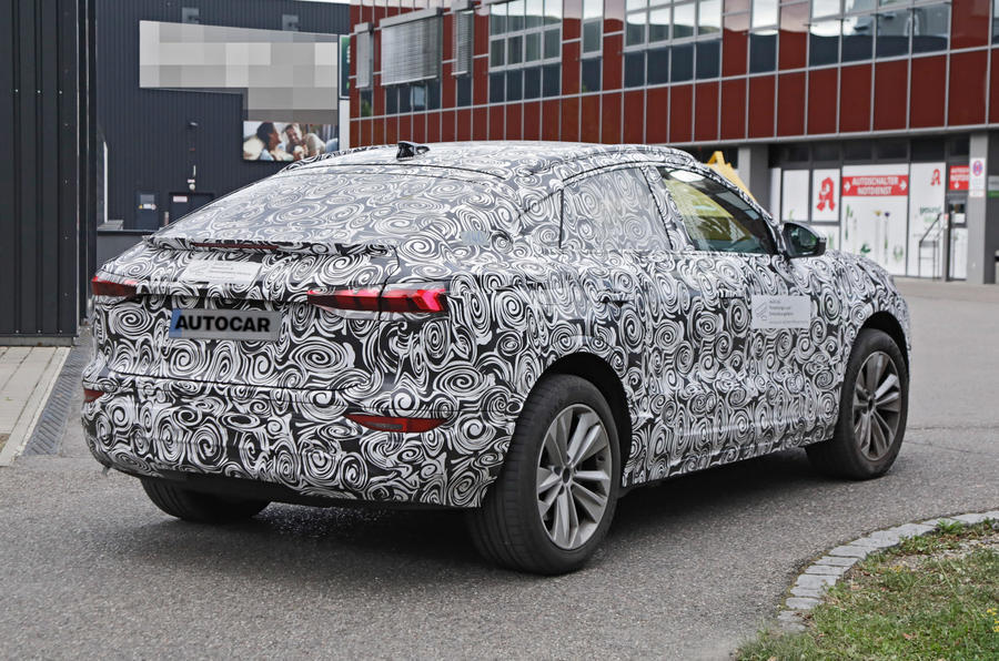 Audi Q6 Sportback spy shot – rear