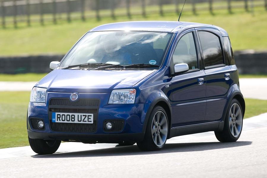 Fiat Panda 100HP front quarter cornering