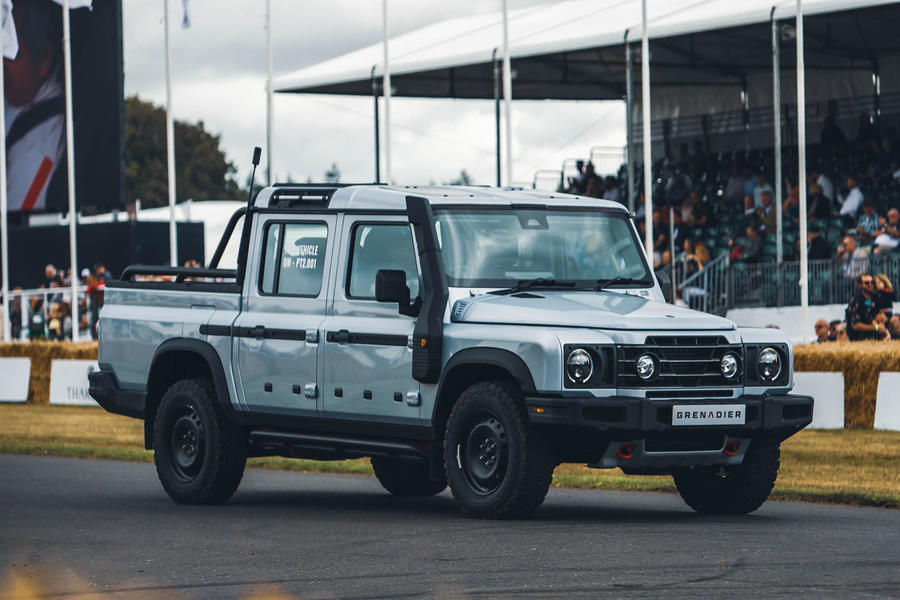 Ineos Grenadier Quartermaster on Goodwood hill 2023 