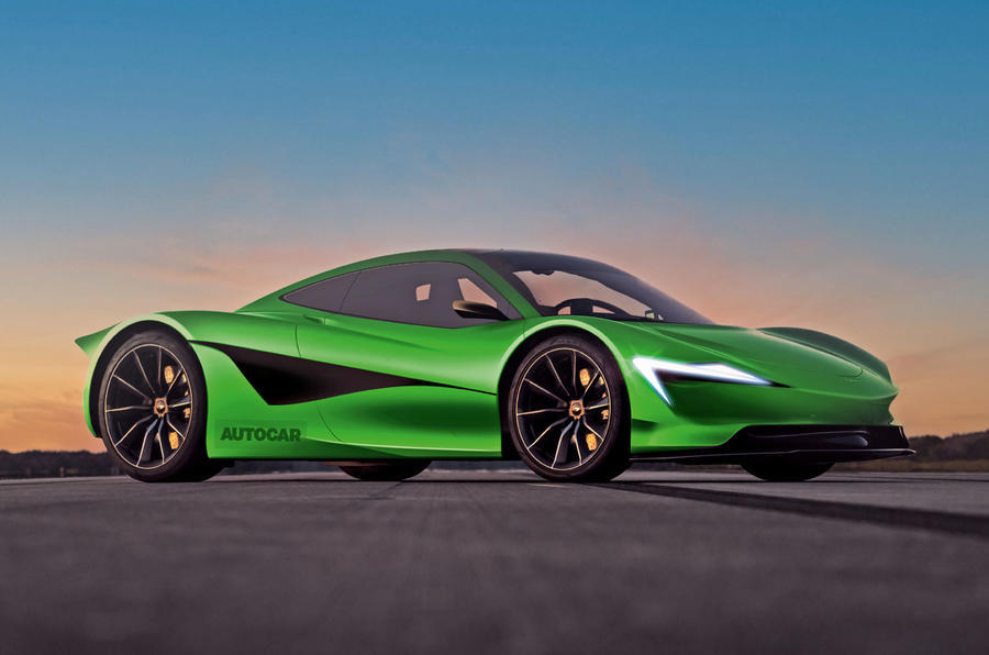 Electric McLaren P1 render – side