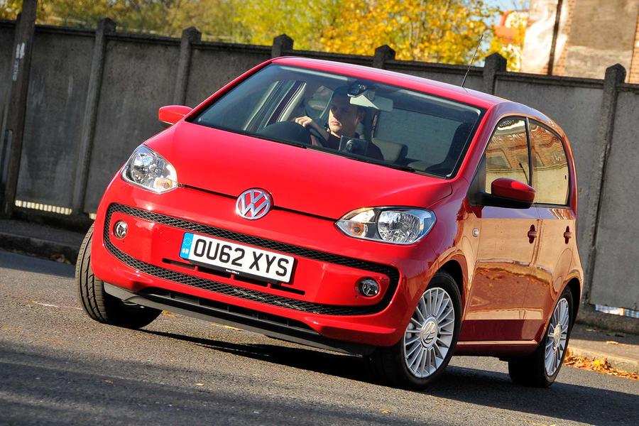 Volkswagen Up front cornering