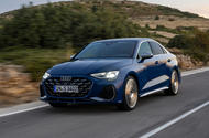 audi s3 saloon review 2024 01 front tracking