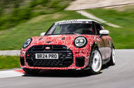 Mini John Cooper Works Bulldog Racing front quarter cornering