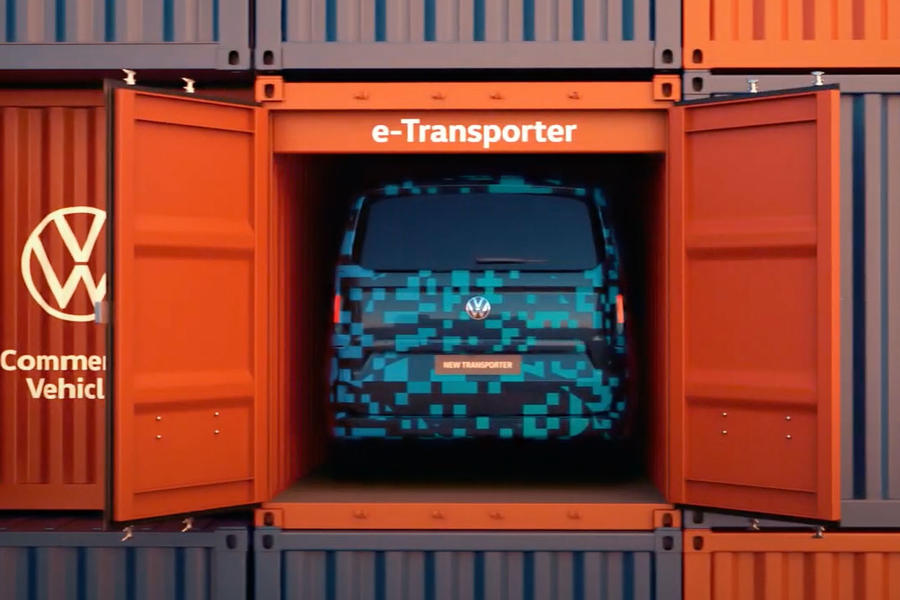 Volkswagen e-Transporter teaser – rear