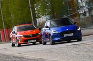 Renault Clio vs Suzuki Swift front tracking