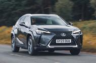 Lexus UX300e front three quarter