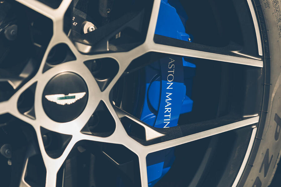 Aston Martin Vanquish brake caliper detail