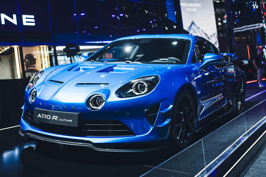 Alpine A110 R Ultime at the 2024 Paris motor show