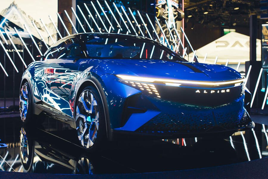 Alpine A390 Beta at the 2024 Paris motor show