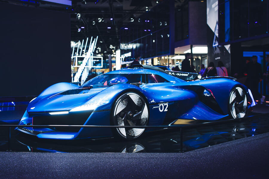 Alpine Alpenglow Hy6 at the 2024 Paris motor show