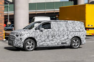 Mercedes EQV camo front quarter