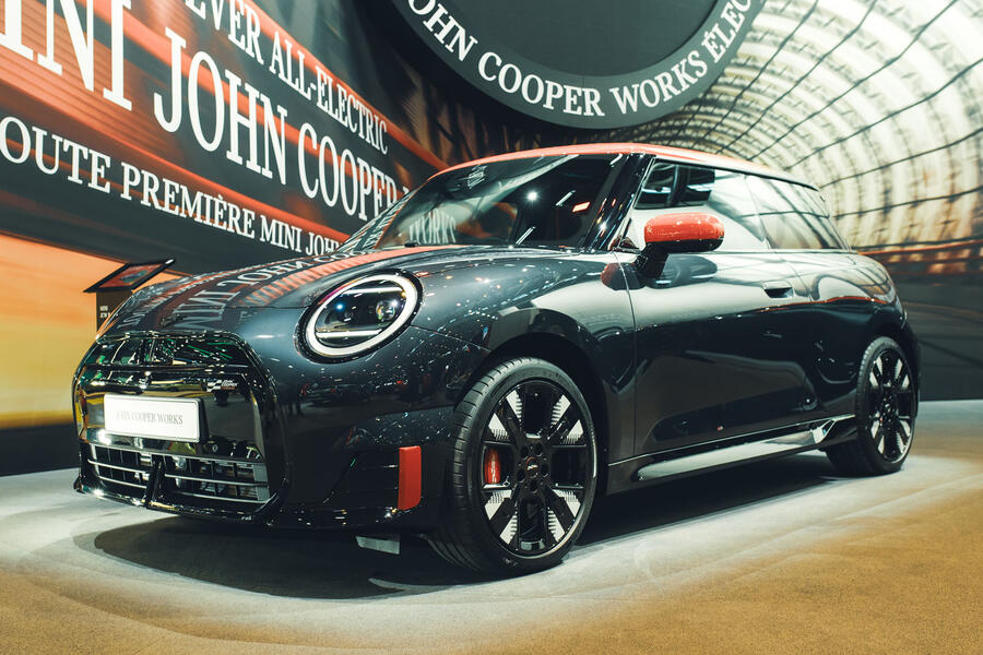 Mini John Cooper Works E at 2024 Paris motor show