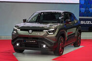 Suzuki eVitara launch front quarter