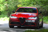 Alfa Romeo Giulia QV front cornering