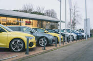 audi a3s on dealer forecourt (1)